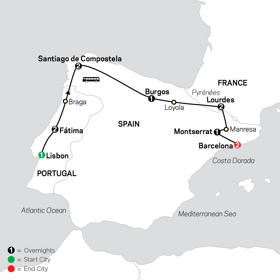Map Spain