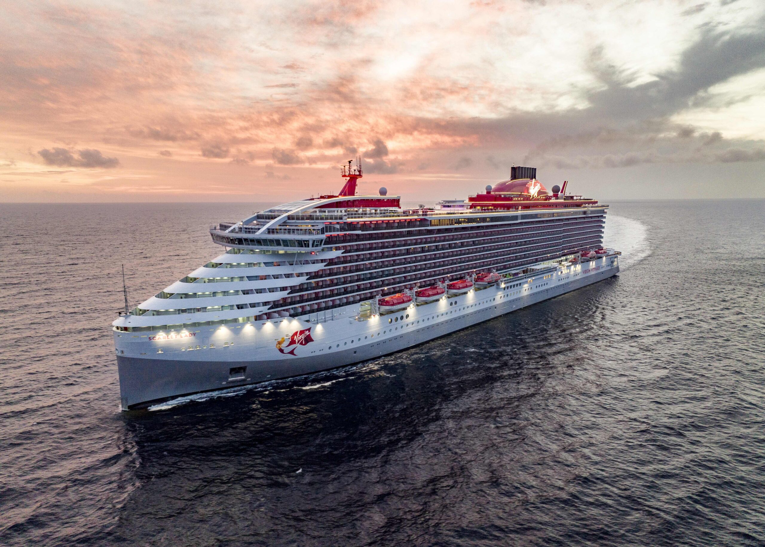 Ship,  Ship,  bimini,  drone,  on the water,  sailing,  scarlet lady,  ship exterior,  Boat,  Cruise Ship,  Ship,  Transportation
Drone images of Scarlet sailing in Bimini and in open waters.Creator: Jake Butters, WeFly Media.VV Owners: Christian Schrader, Kathy Boos.Usage: Full buyout, in perpetuity
Scarlet Ship Exterior