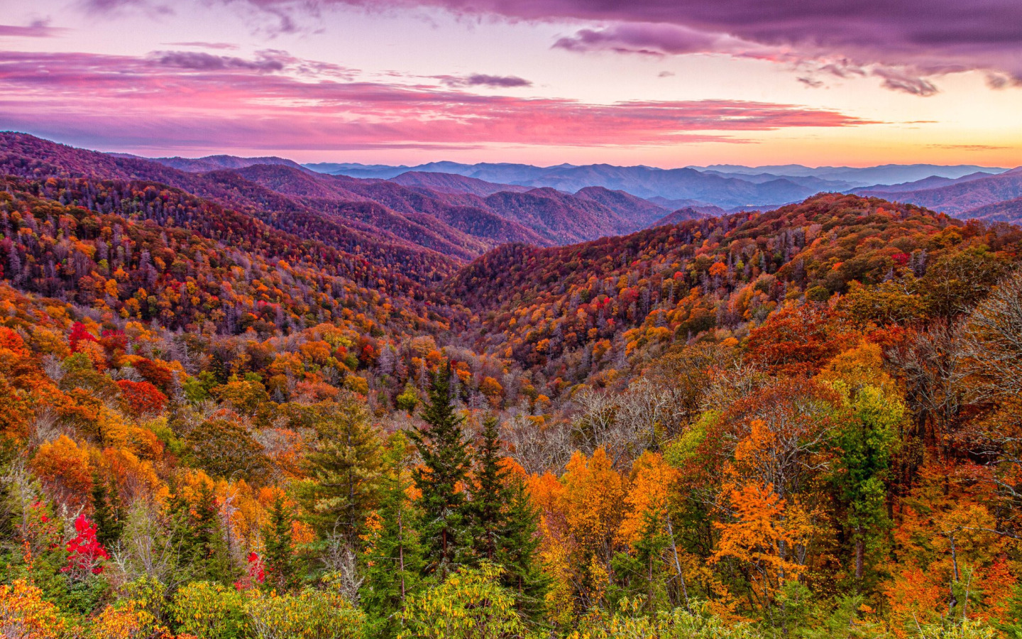 The Great Smokey Mountains, Tennessee and North Carolina - Attributed to Antanasc by Creative Commons licence.